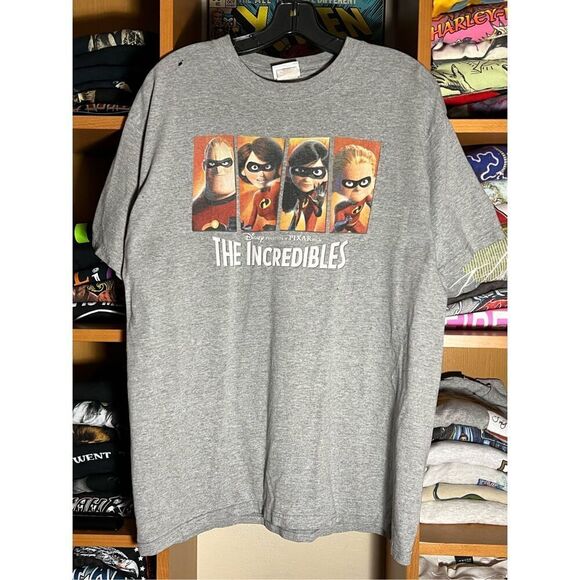 Vintage Y2K Disney The Incredibles Movie Promo Tee - Picture 1 of 7
